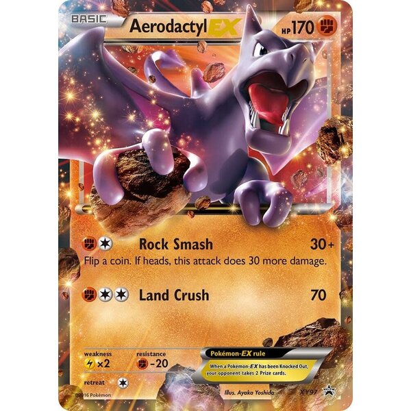 Pokemon Aerodactyl EX (XY97) Moderately Played