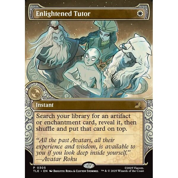 Magic: The Gathering Enlightened Tutor (Showcase) (305) Lightly Played