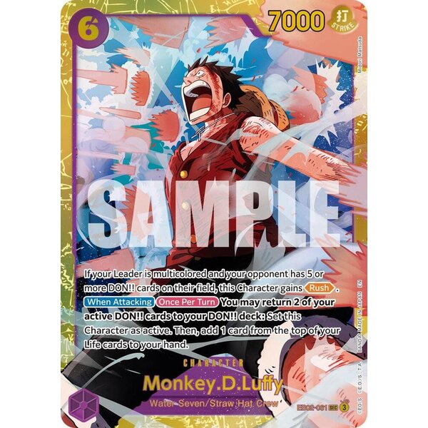 Bandai Monkey.D.Luffy (Reprint) (EB02-061) Lightly Played