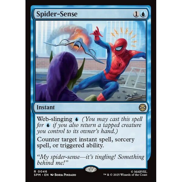 Magic: The Gathering Spider-Sense (046) Lightly Played