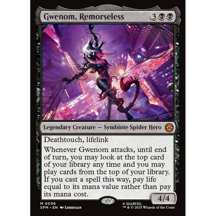 Magic: The Gathering Gwenom, Remorseless (056) Lightly Played