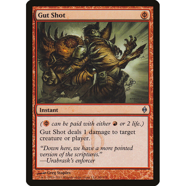 Magic: The Gathering Gut Shot (086) Lightly Played
