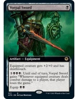 Magic: The Gathering Vorpal Sword (Extended Art) (377) Lightly Played