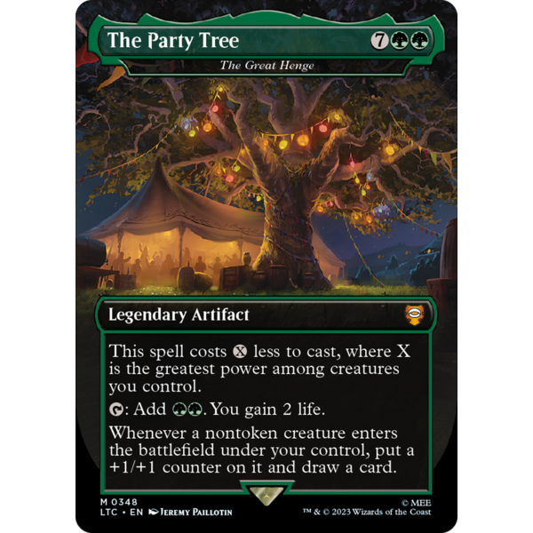 Magic: The Gathering The Party Tree - The Great Henge (348) Lightly Played Foil