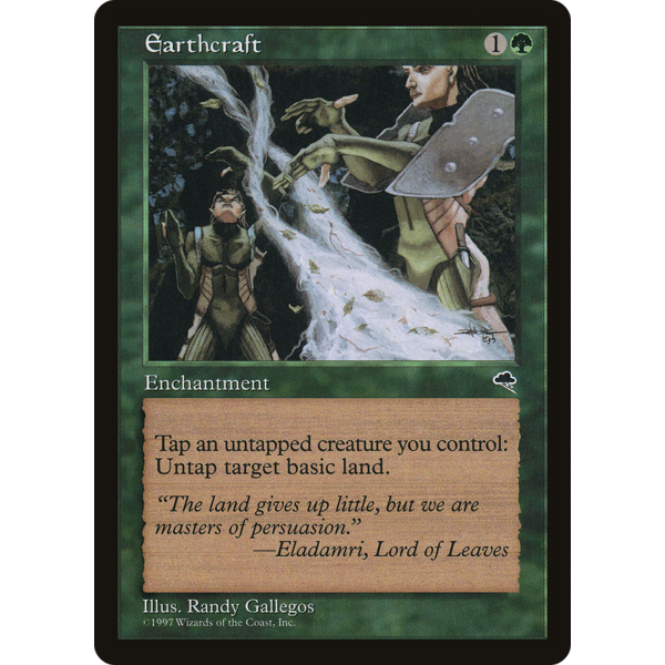 Magic: The Gathering Earthcraft (222) Moderately Played