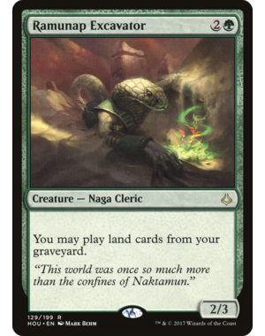 Magic: The Gathering Ramunap Excavator (129) Lightly Played