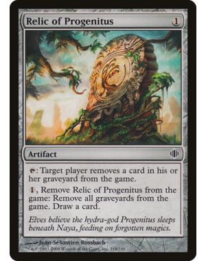 Magic: The Gathering Relic of Progenitus (218) Lightly Played