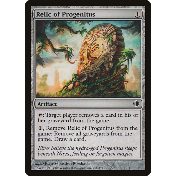 Magic: The Gathering Relic of Progenitus (218) Lightly Played