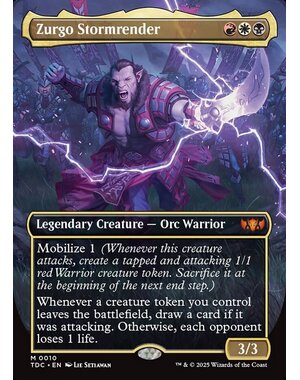 Magic: The Gathering Zurgo Stormrender (Borderless) (010) Lightly Played