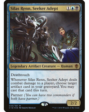 Magic: The Gathering Silas Renn, Seeker Adept (043) Lightly Played Foil