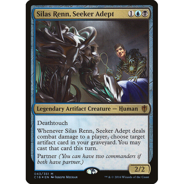Magic: The Gathering Silas Renn, Seeker Adept (043) Lightly Played Foil