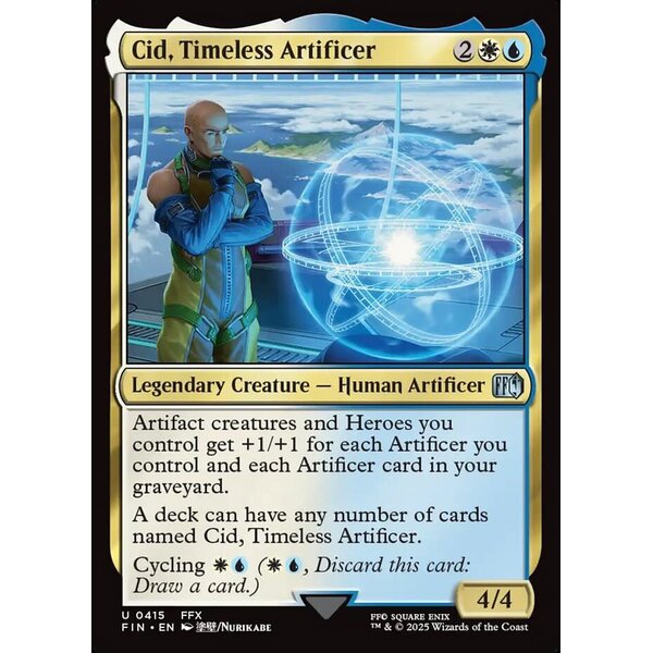 Magic: The Gathering Cid, Timeless Artificer (415) Lightly Played Foil