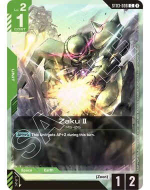 Bandai Zaku II (Championship Participation Pack 01) (ST03-008) Lightly Played