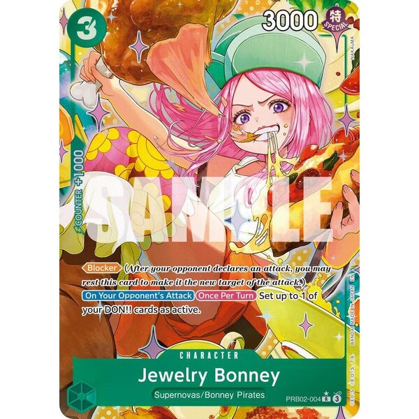 Bandai Jewelry Bonney (Alternate Art) (PRB02-004) Lightly Played