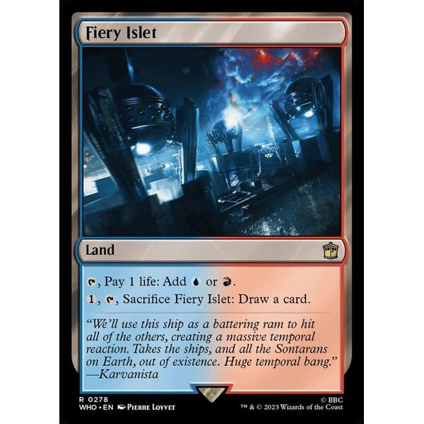 Magic: The Gathering Fiery Islet (278) Lightly Played
