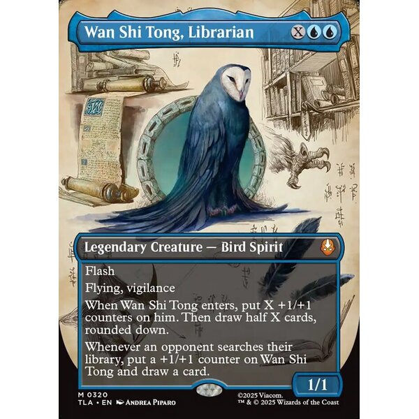 Magic: The Gathering Wan Shi Tong, Librarian (Borderless) (320) Near Mint Foil
