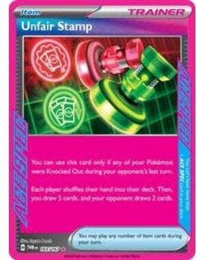 Pokemon Unfair Stamp (165) Lightly Played Holofoil