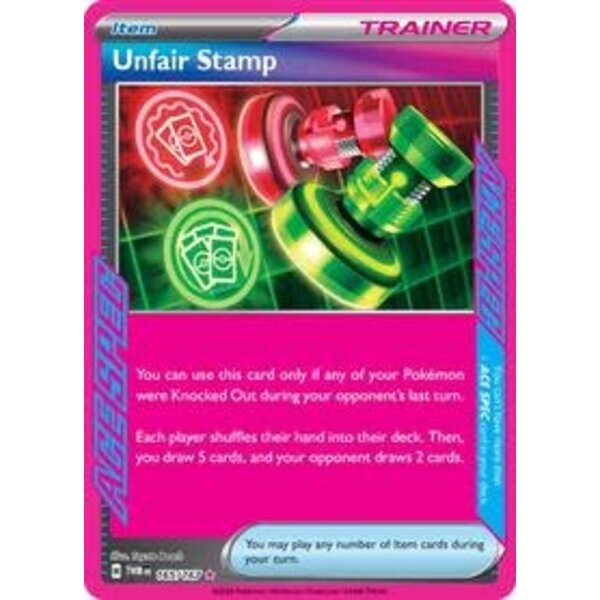 Pokemon Unfair Stamp (165) Lightly Played Holofoil