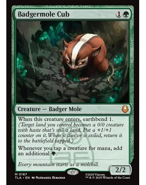 Magic: The Gathering Badgermole Cub (167) Near Mint