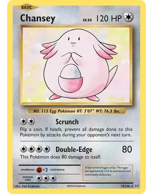 Pokemon Chansey (070) Lighlty Played Holofoil
