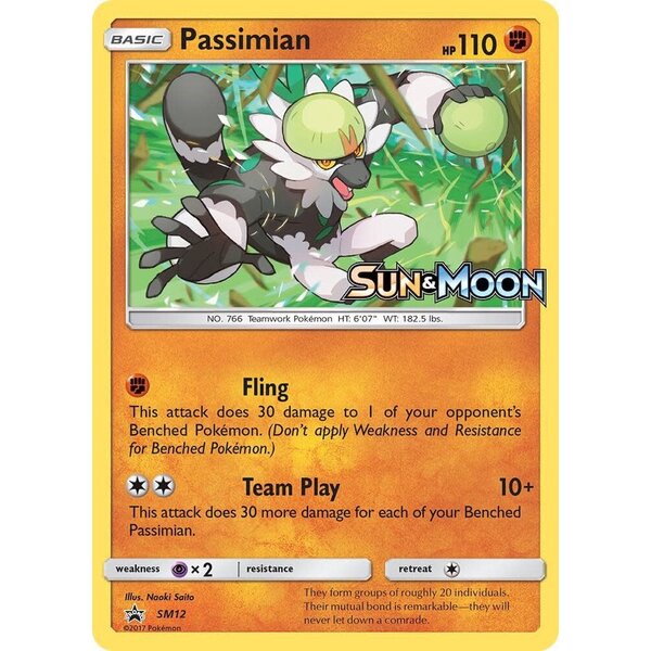 Pokemon Passimian (Prerelease) (SM12) Lightly Played Holofoil