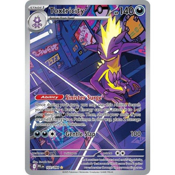 Pokemon Toxtricity (103) Lightly Played