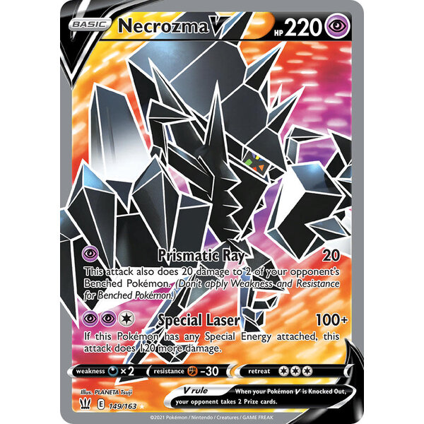 Pokemon Necrozma V (Full Art) (149) Lightly Played