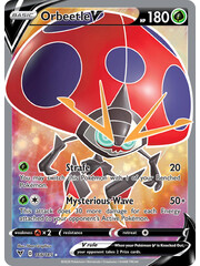 Pokemon Orbeetle V (Full Art) (166) Lightly Played