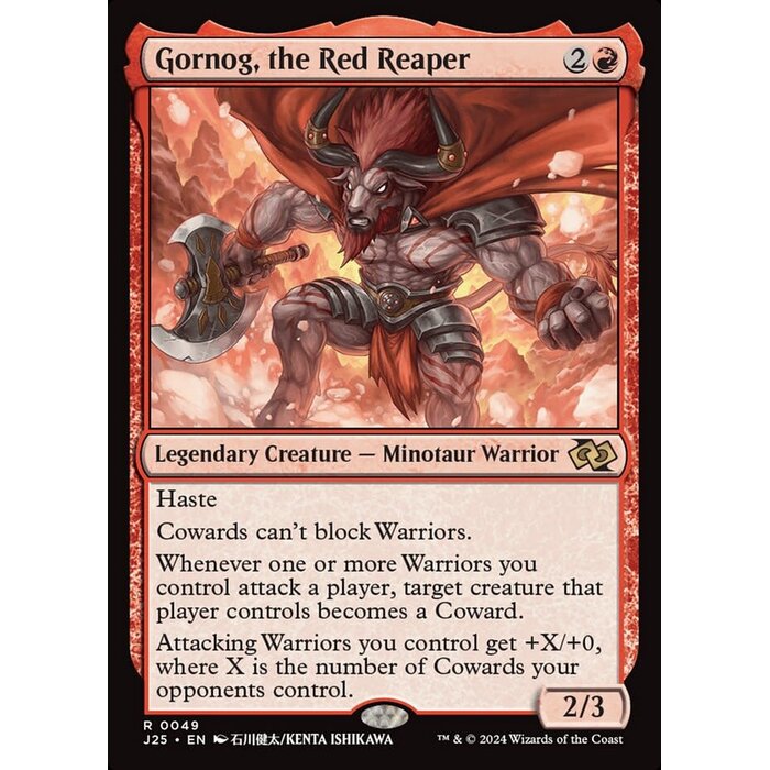 Magic: The Gathering Gornog, the Red Reaper (Anime) (049) Lightly Played