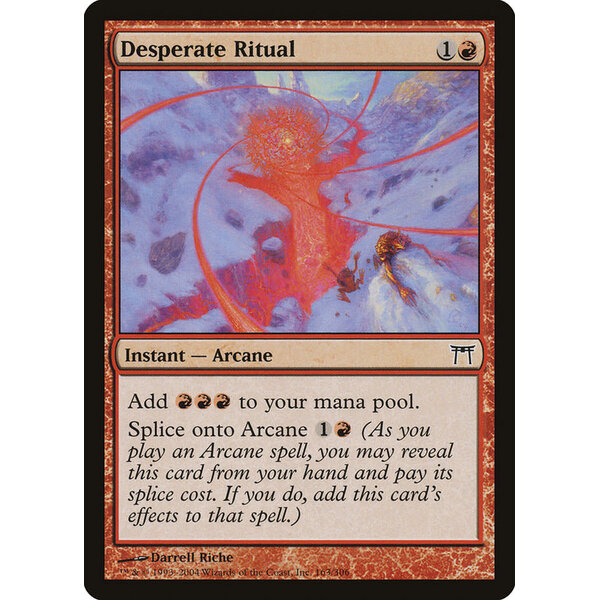 Magic: The Gathering Desperate Ritual (163) Lightly Played