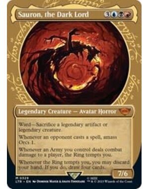 Magic: The Gathering Sauron, the Dark Lord (Showcase) (329) Lightly Played