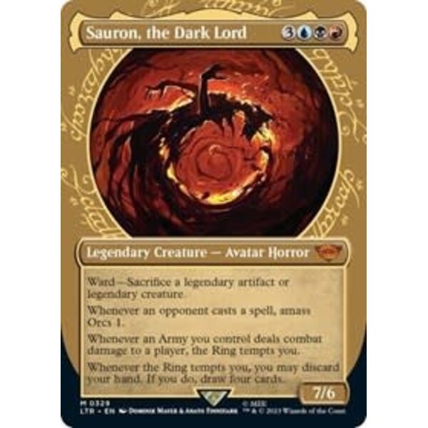 Magic: The Gathering Sauron, the Dark Lord (Showcase) (329) Lightly Played