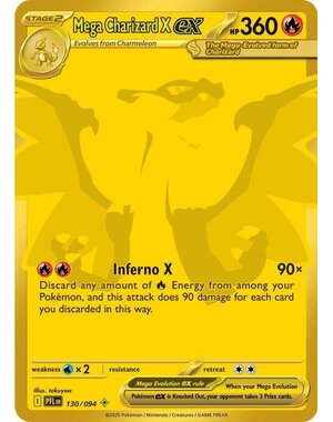 Pokemon Mega Charizard X ex (130) Near Mint Holofoil