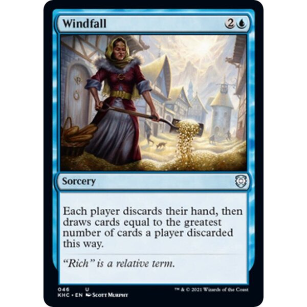 Magic: The Gathering Windfall (046) Lightly Played