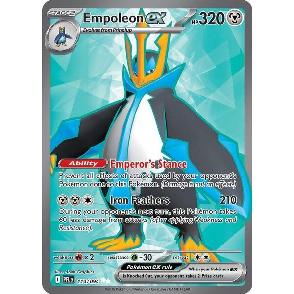 Pokemon Empoleon ex (114) Lightly Played
