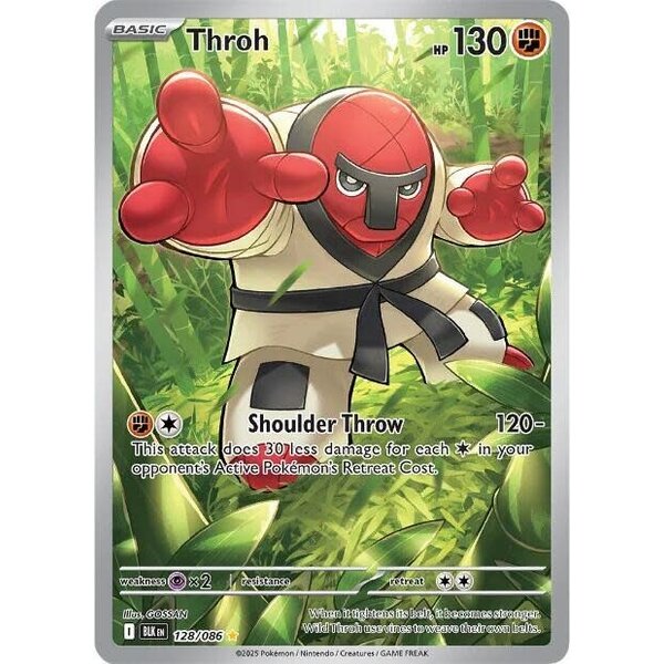 Pokemon Throh (128) Lightly Played Holofoil