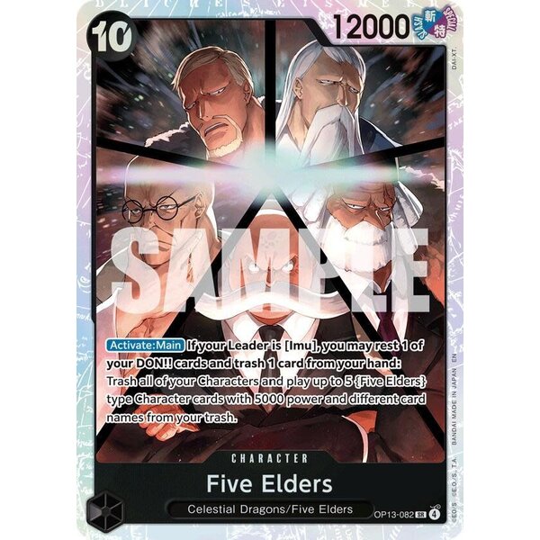 Bandai Fiver Elders (OP13-082) Lightly Played