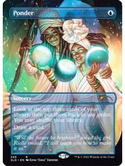 Magic: The Gathering Ponder (245) Lightly Played Foil