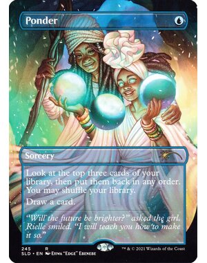 Magic: The Gathering Ponder (245) Lightly Played Foil