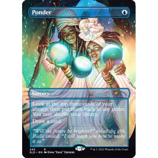 Magic: The Gathering Ponder (245) Lightly Played Foil