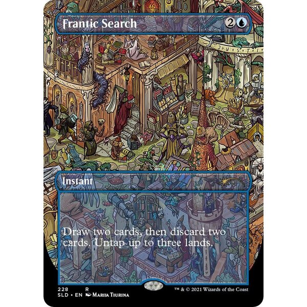 Magic: The Gathering Frantic Search (228) Lightly Played Foil