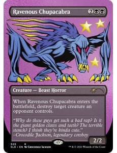 Magic: The Gathering Ravenous Chupacabra (Foil Etched) (305) Lightly Played
