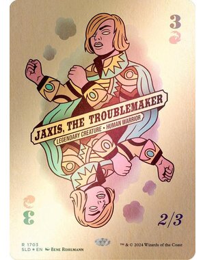 Magic: The Gathering Jaxis, the Troublemaker (Rainbow Foil) (1703) Lightly Played