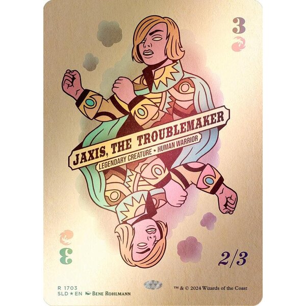 Magic: The Gathering Jaxis, the Troublemaker (Rainbow Foil) (1703) Lightly Played