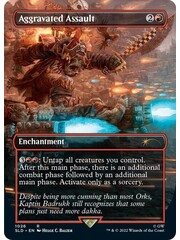 Magic: The Gathering Aggravated Assault (Borderless) (1026) Lightly Played Foil
