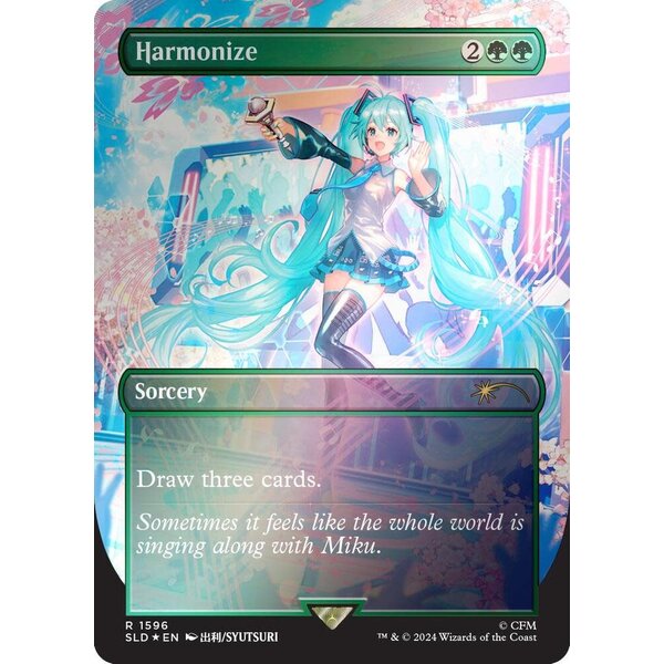 Magic: The Gathering Harmonize (Rainbow Foil) (1596) Lightly Played