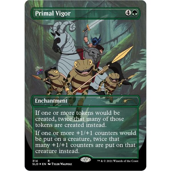 Magic: The Gathering Primal Vigor (314) Lightly Played Foil