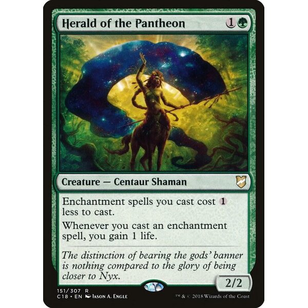 Magic: The Gathering Herald of the Pantheon (151) Lightly Played