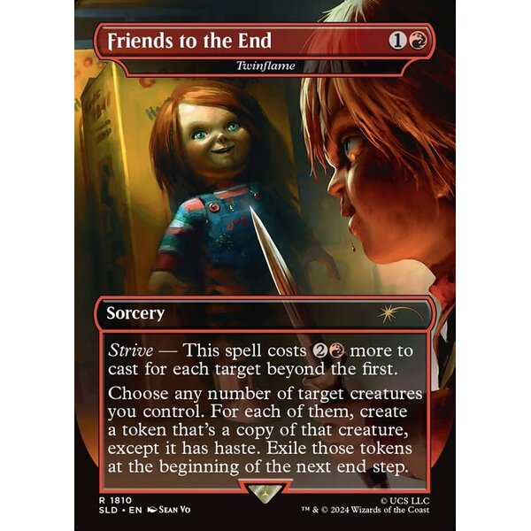 Magic: The Gathering Friends to the End - Twinflame (1810) Lightly Played Foil