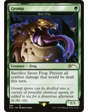 Magic: The Gathering Gromp - Spore Frog (696) Lightly Played Foil